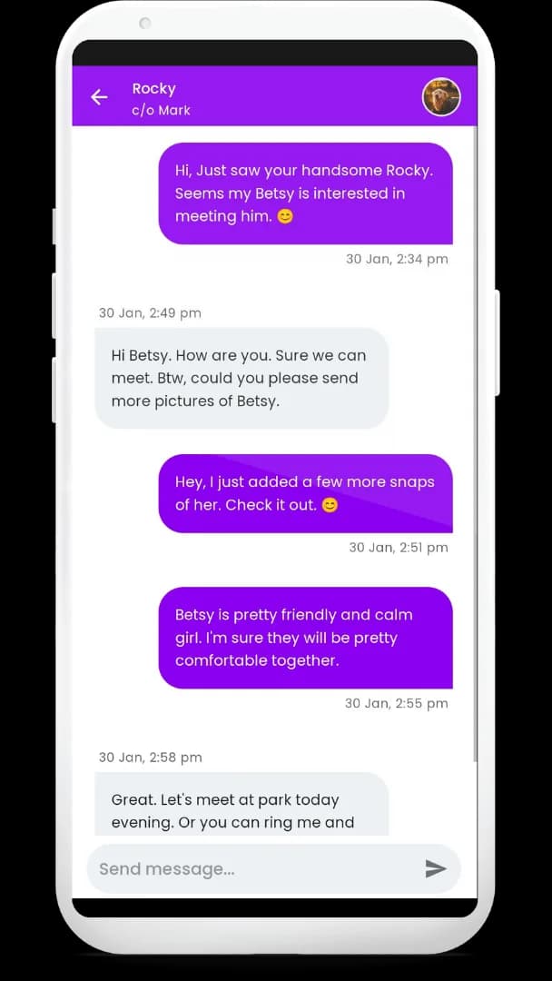 Chat screen