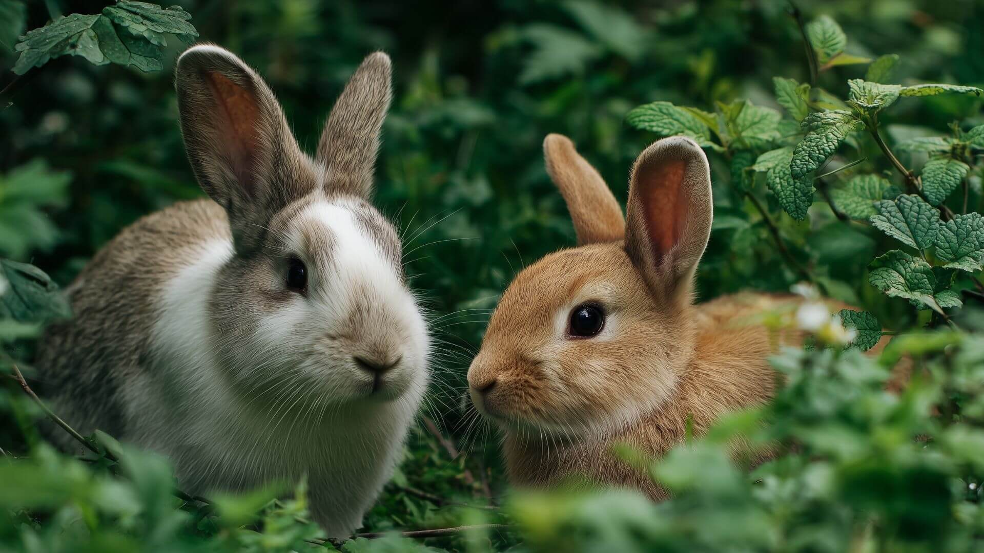 New Zealand rabbit ready for breeding